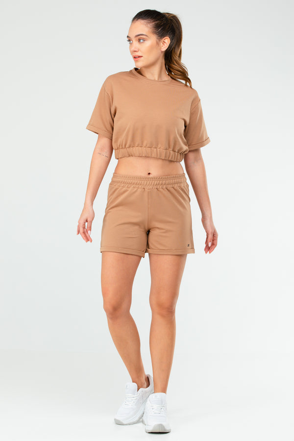 Camel Women's Shorts Set SB0850