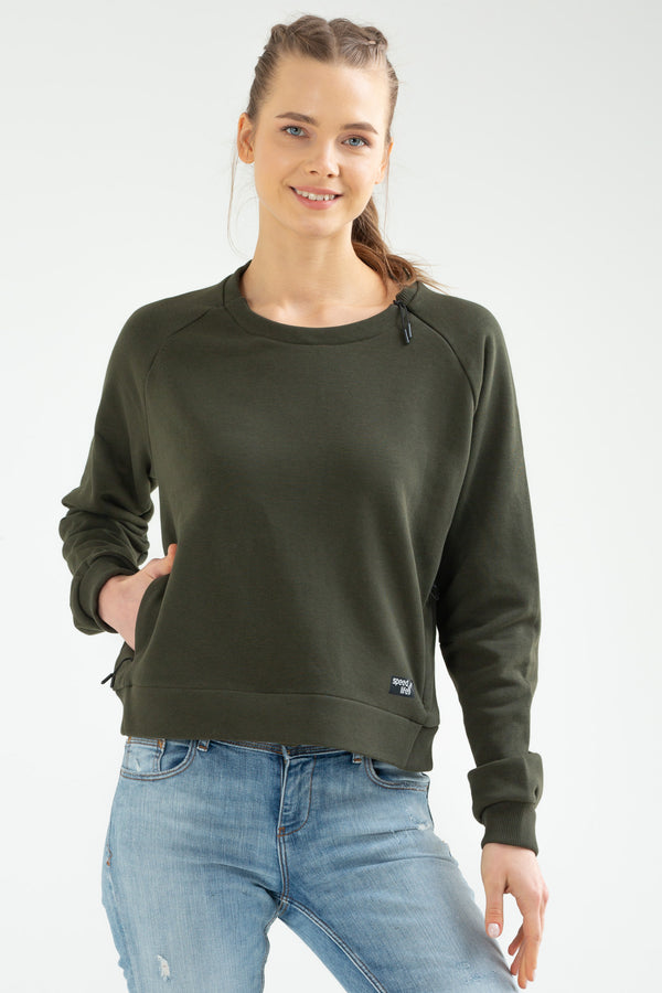 Khaki Women's Sweatshirt SC0960