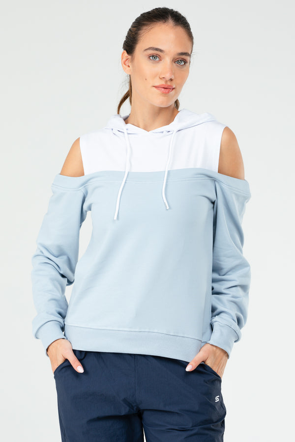 Blue Women's Hoodie Sweatshirt SC1178