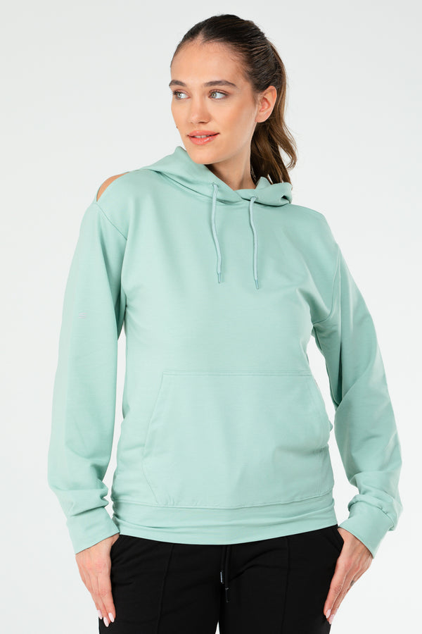 Sage Green Women Sweatshirt SC1179