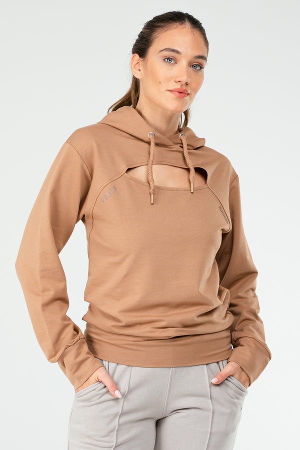 Camel Women's Hoodie Sweatshirt SC1177