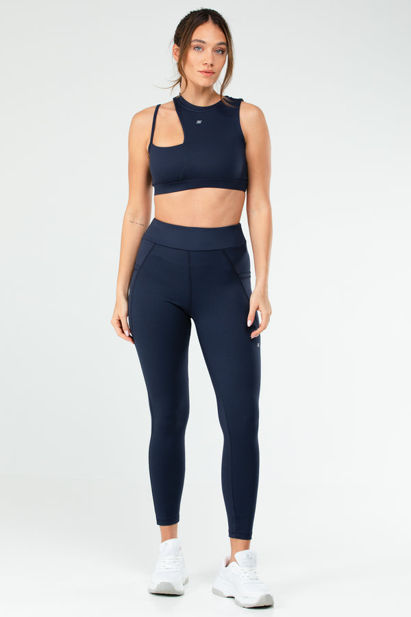 Navy Women Leggings Suit SB0849