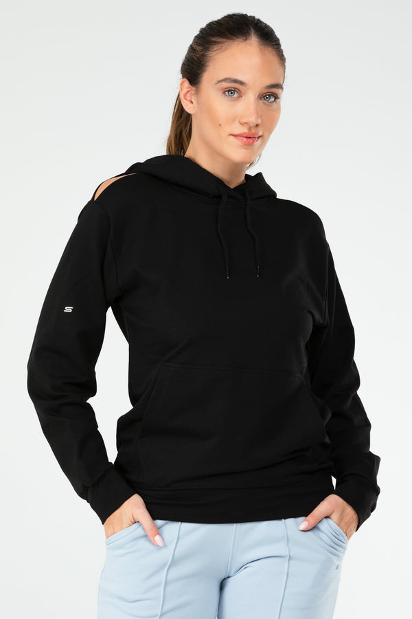 Black Women Hoodie Sweatshirt SC1179