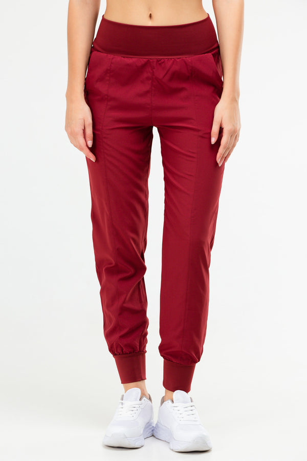 Burgundy Women's Sweatpants SD0885