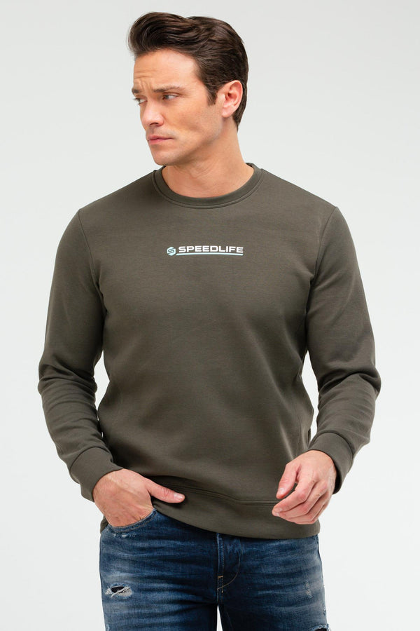 Khaki Men's Sweatshirt XC2208