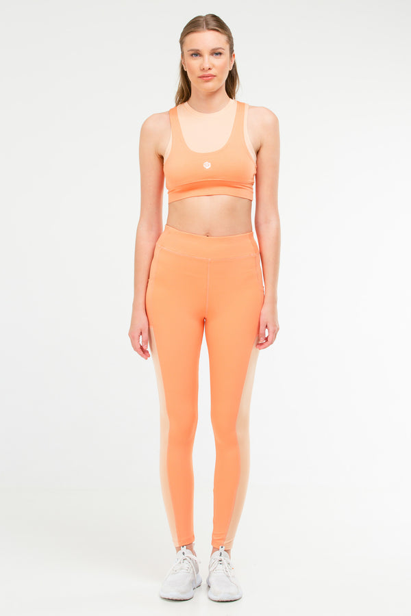 Orange Women Leggings Suit SB0797