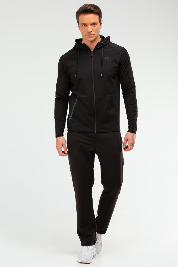 Black Men's Tracksuit Set XA1587