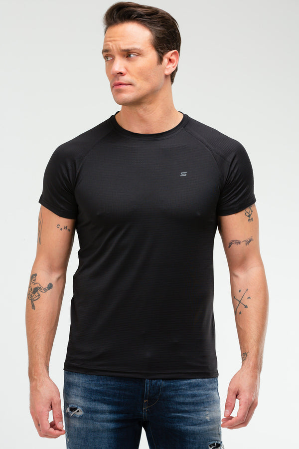 Black Men's T-Shirt XF1474