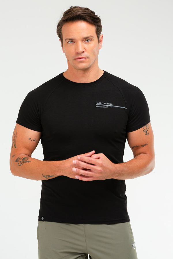 Black Men's T-Shirt XF1532