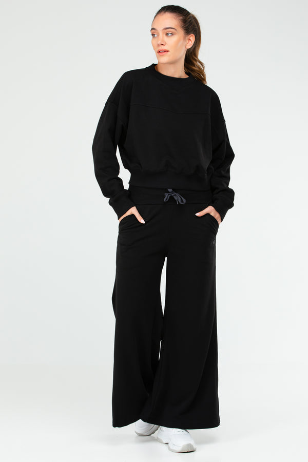 Black Women's Tracksuit Set SA2632