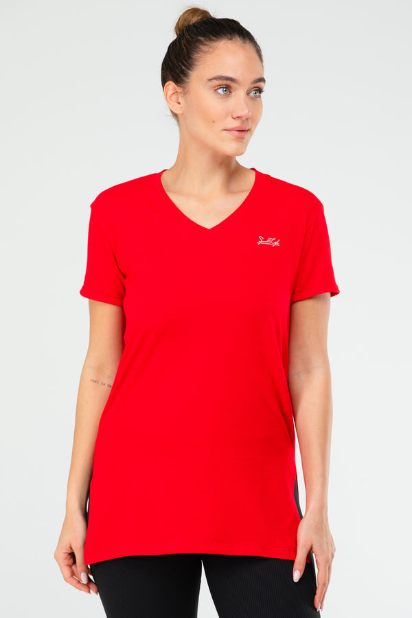 Red Women's T-Shirt SF0390-1