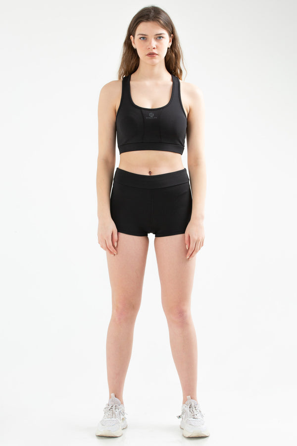 Black Women's Shorts Suit SB0676