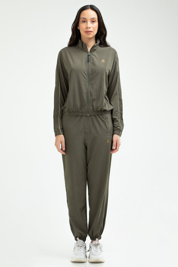 Khaki Women's Tracksuit Set SA2387