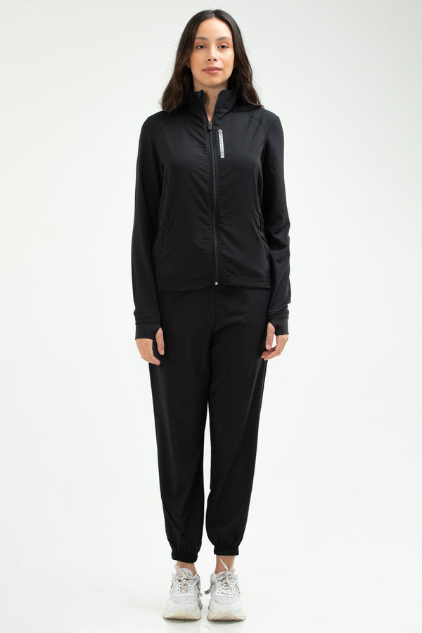 Black Women's Tracksuit Set SA2381