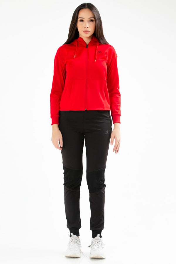 Red Women's Tracksuit Set SA2378