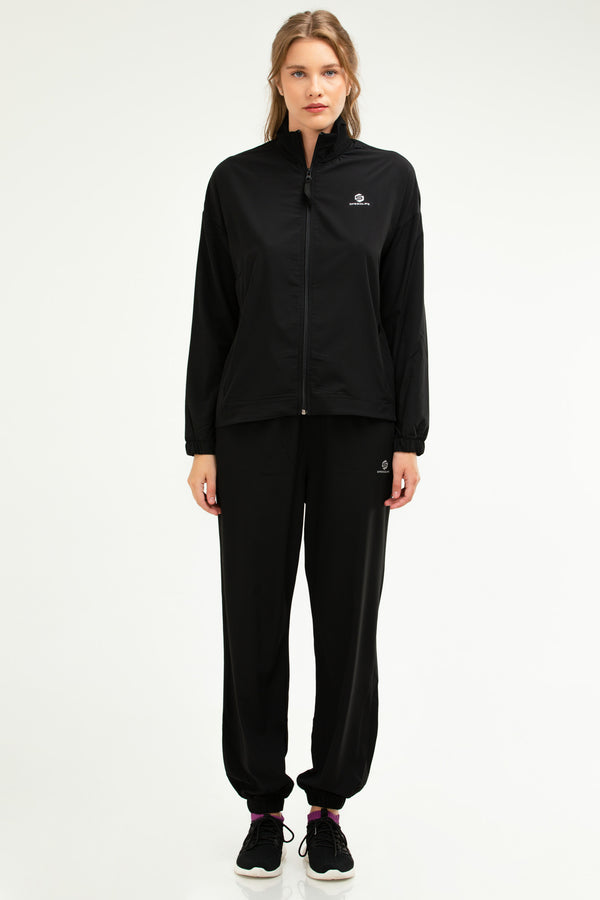 Black Women's Tracksuit Set SA2384