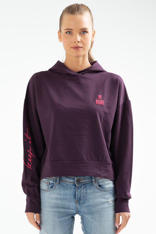 Damson Women's Hoodie Sweatshirt SC0957