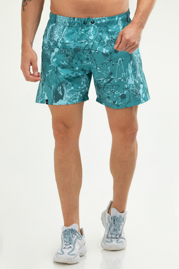 Green Men's Shorts XE0124