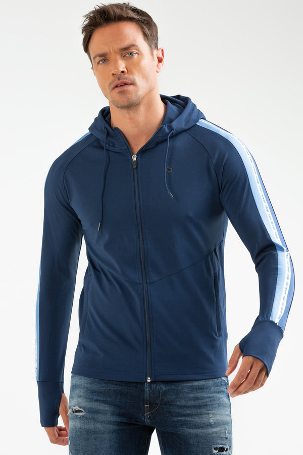 Navy Men's Hoodie Sweatshirt XC2155