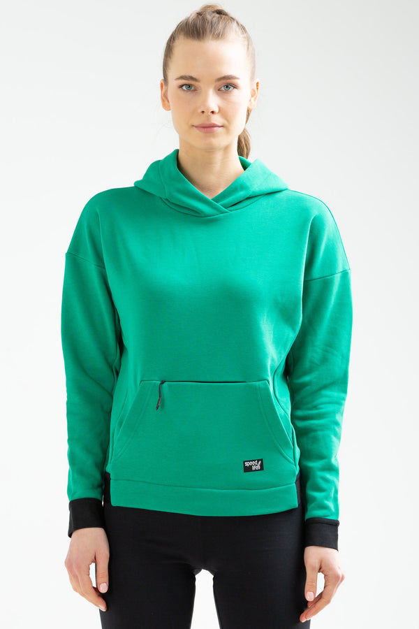 Green Women Sweatshirt SC0961