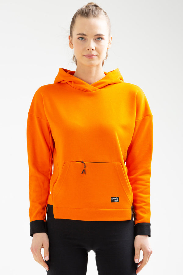 Orange Women Sweatshirt SC0961