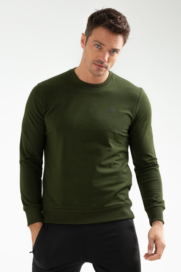 Khaki Men's Sweatshirt XC2175