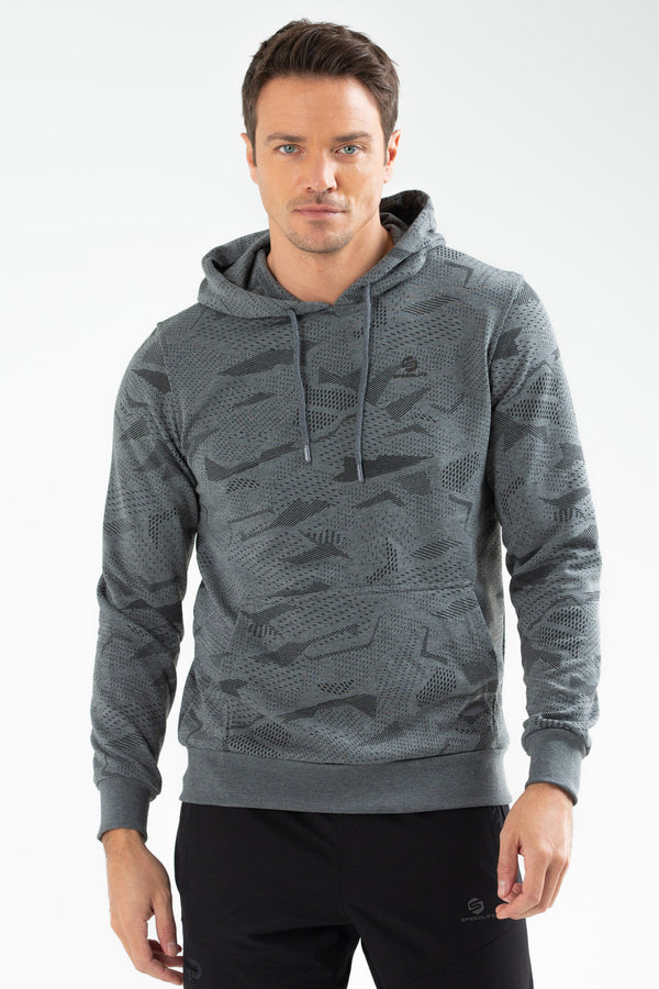 Anthracite Men's Hoodie Sweatshirt XC2174