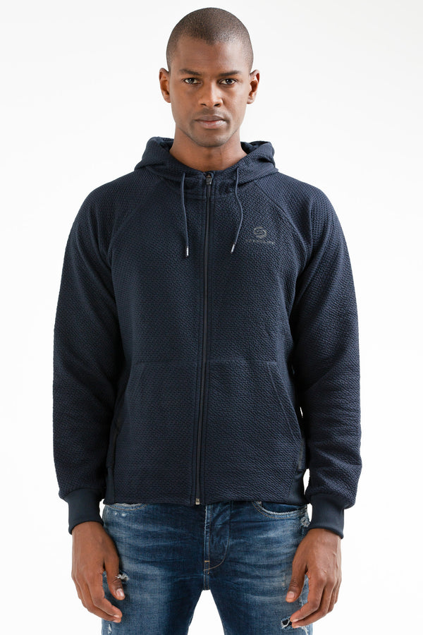 Navy Men's Hoodie Sweatshirt XC2181