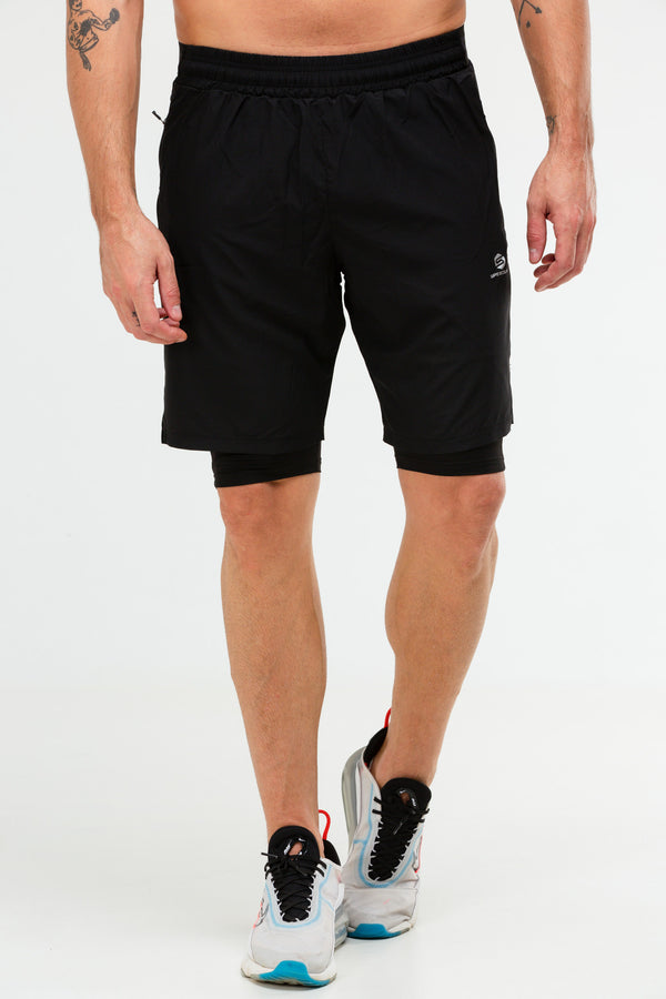 Black Men's Shorts XE0133