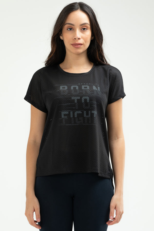 Black Women's T-Shirt SF0506