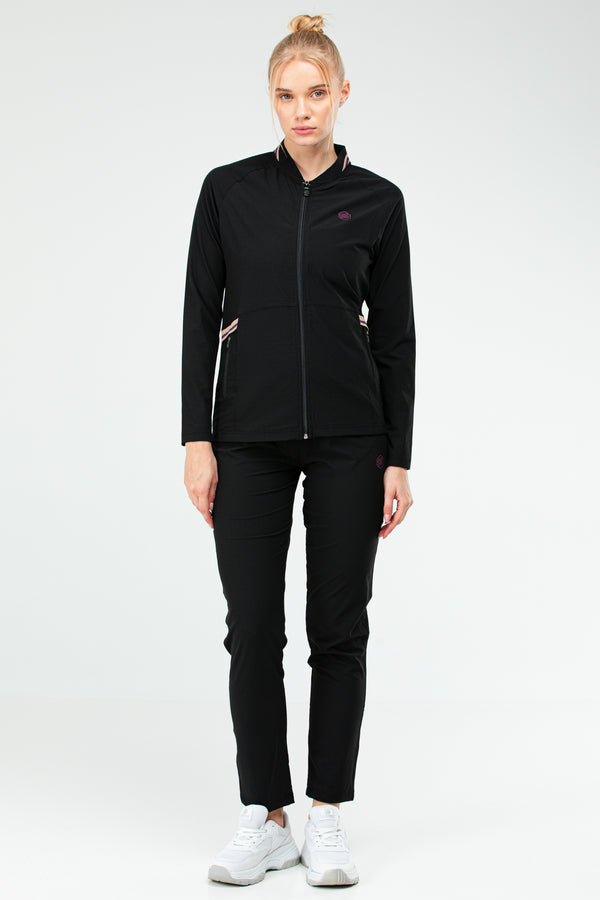 Black Women's Tracksuit SA2524