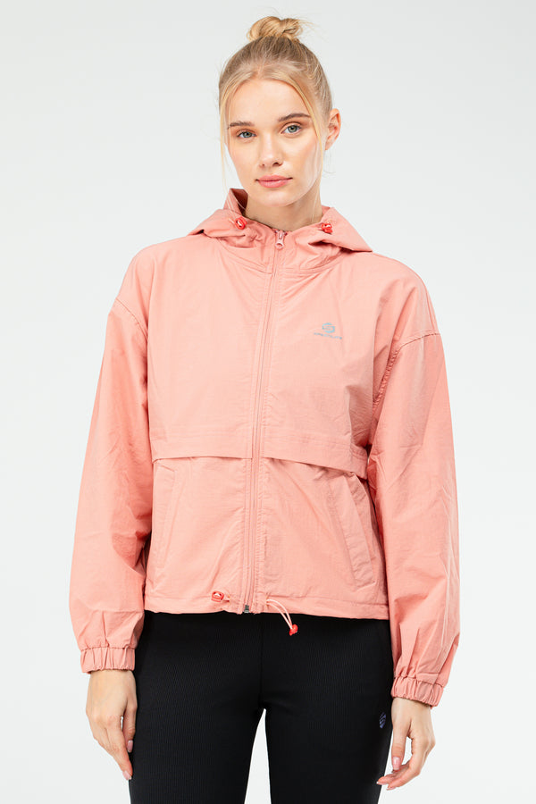 Salmon Women's Raincoat Windbreaker SC0981