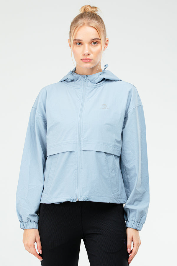 Blue Women's Raincoat Windbreaker SC0981