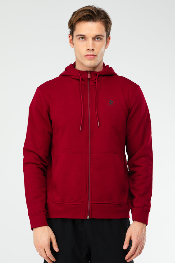 Burgundy Men's Hoodie Sweatshirt XC2248