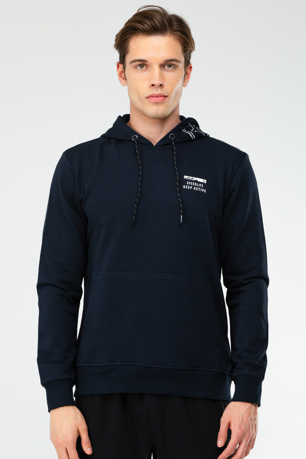 Navy Men's Hoodie Sweatshirt XC2260