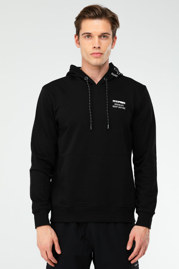 Black Men's Hoodie Sweatshirt XC2260