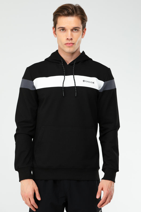 Black Men's Hoodie Sweatshirt XC2283