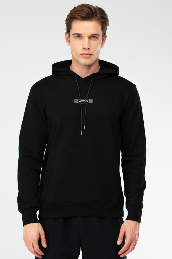 Black Men's Hoodie Sweatshirt XC2306