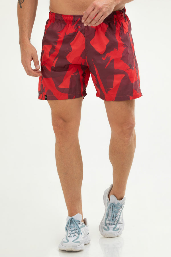 Red Men's Shorts XE0126