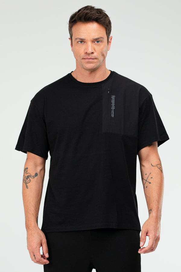 Black Men's T-shirt XF1203