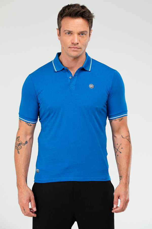 Sax Blue Men's T-shirt XF1522