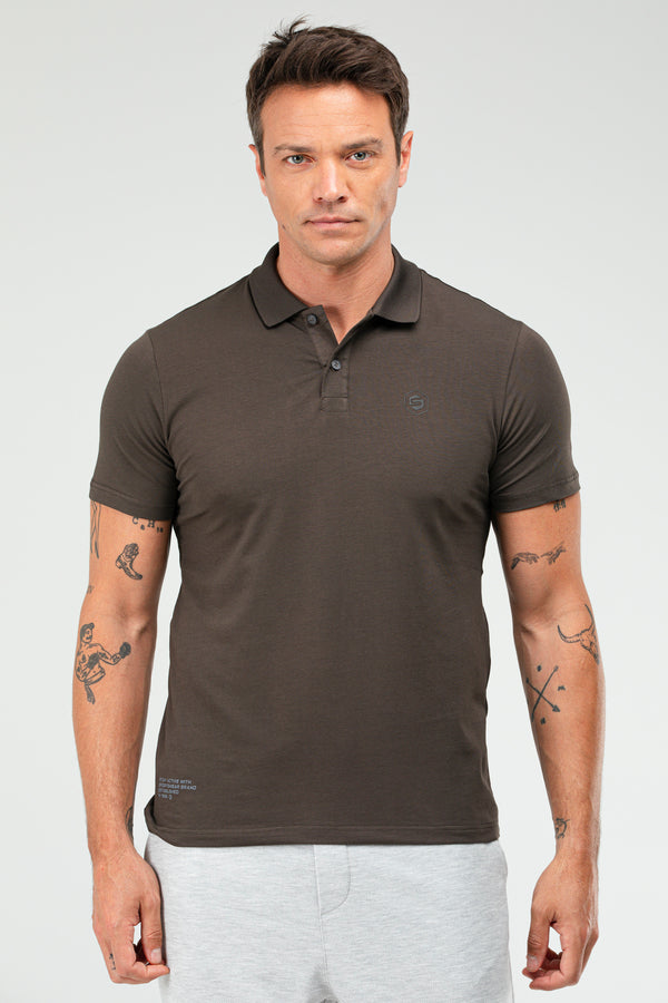 Khaki Men's T-shirt XF1523