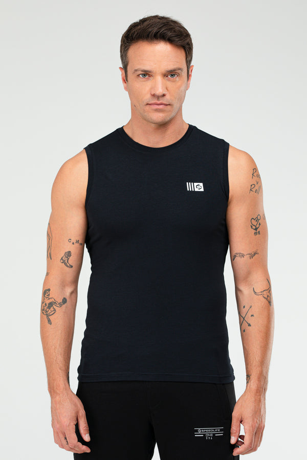 Navy Men's Sports Tank XF1545