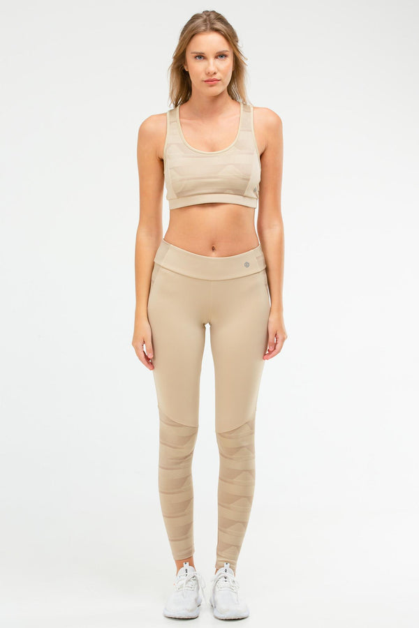 Beige Women's Leggings Set SA2314