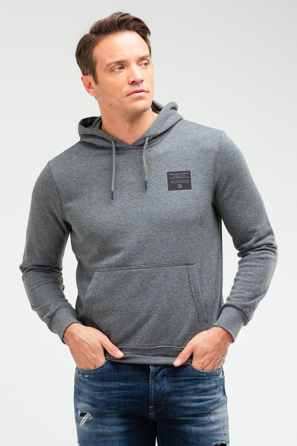 Anthracite Men's Hoodie Sweatshirt XC2237