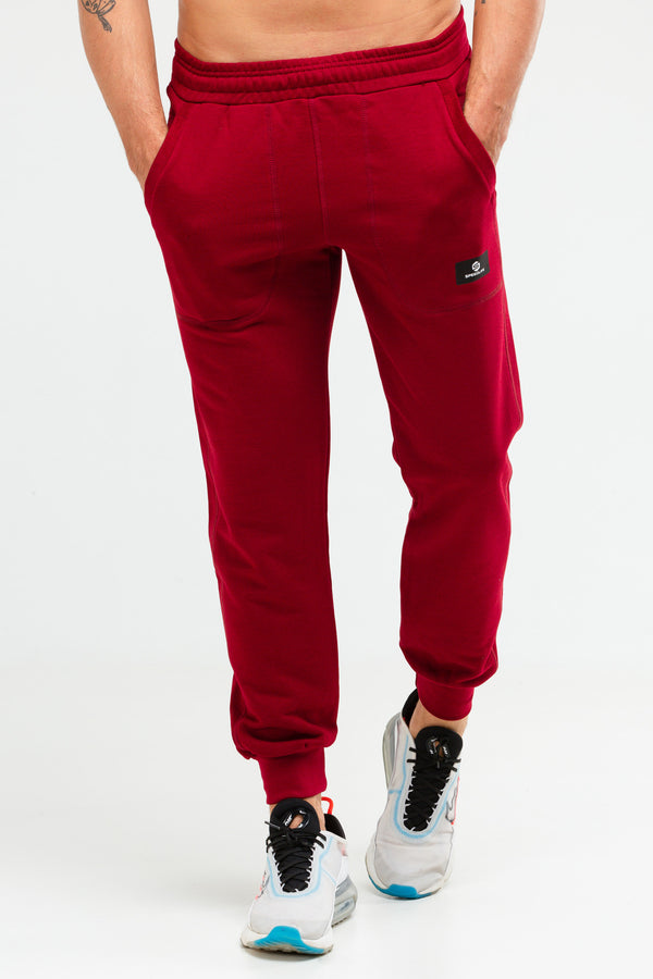 Burgundy Men's Sweatpants XD0254