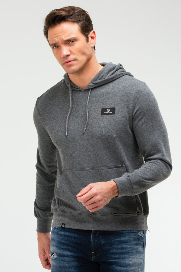 Anthracite Men's Hoodie Sweatshirt XC2236