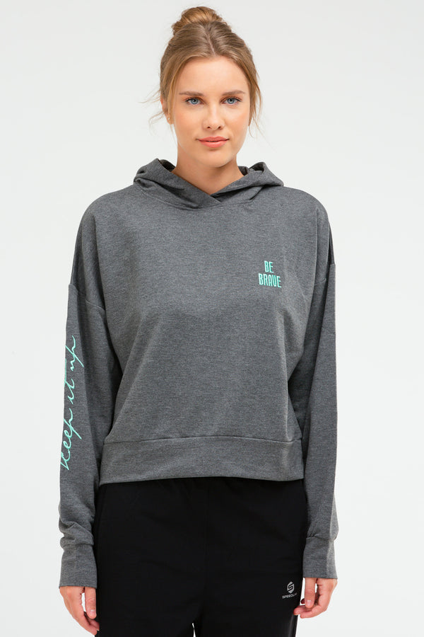 Anthracite Women's Hoodie Sweatshirt SC0957